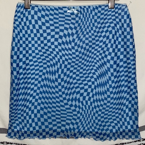 wild fable Dresses & Skirts - Blue Checkered Women's Skirt